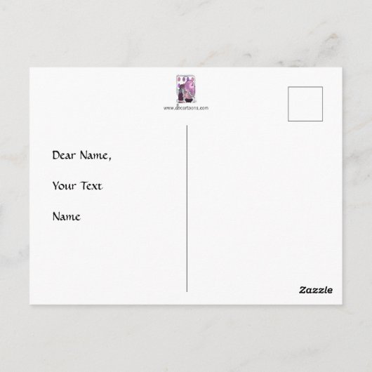 Tatoo Easter Briefkaart (Achterkant)