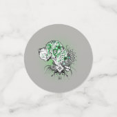 Tatoo Grote Goud Zwarte Deen Confetti (Kleine voorkant)