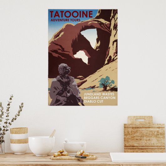 Tatooine Adventure Tours Poster (Keuken)