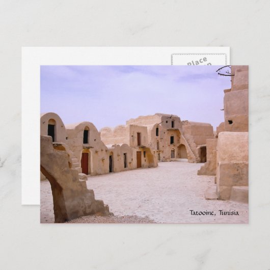 Tatooine, Tunesië Briefkaart (Voorkant / Achterkant)