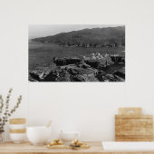 Tatoosh Island en Cape Flattery, Washington Poster (Keuken)