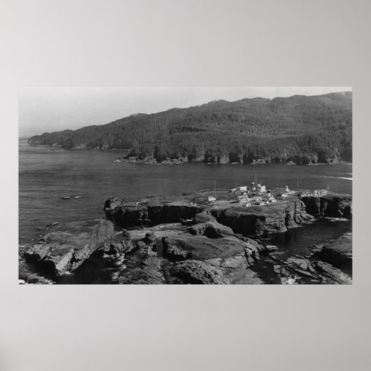 Tatoosh Island en Cape Flattery, Washington Poster (Voorkant)