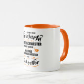 Tätowierte Krankenschwester Geschenkide Tasse Mok (Voorkant rechts)