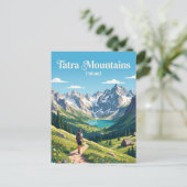 Tatra-gebergte Polen Briefkaart (Staand voorkant)