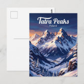 Tatra-gebergte Polen Briefkaart (Voorkant / Achterkant)