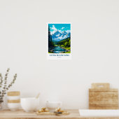 Tatra Mountains Europe Travel Print (Keuken)
