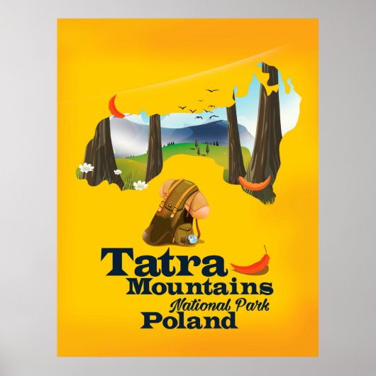 Tatra Mountains Nationaal Park, Polen Poster (Voorkant)