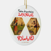 TATRA MOUNTAINS ZAKOPANE POLAND KERAMISCH ORNAMENT (Rechts)