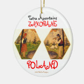 TATRA MOUNTAINS ZAKOPANE POLAND KERAMISCH ORNAMENT (Links)