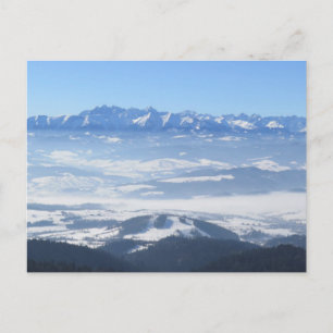 Tatra uitzicht vanuit Gorce Briefkaart