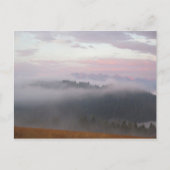 Tatras en mist briefkaart (Voorkant)