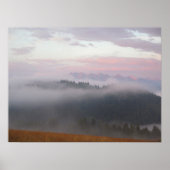 Tatras en mist poster (Voorkant)