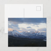 Tatras in het poster van de wolken briefkaart (Voorkant / Achterkant)
