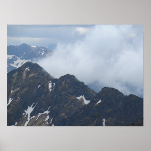 Tatras in wolken poster