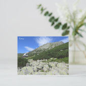 Tatras Poolse vijf meren vallei Briefkaart (Staand voorkant)