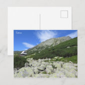 Tatras Poolse vijf meren vallei Briefkaart (Voorkant / Achterkant)