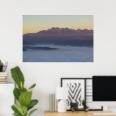 Tatras sunrise uitzicht poster (Thuiskantoor)