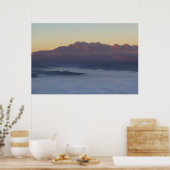Tatras sunrise uitzicht poster (Keuken)