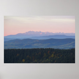 Tatras uitzicht poster