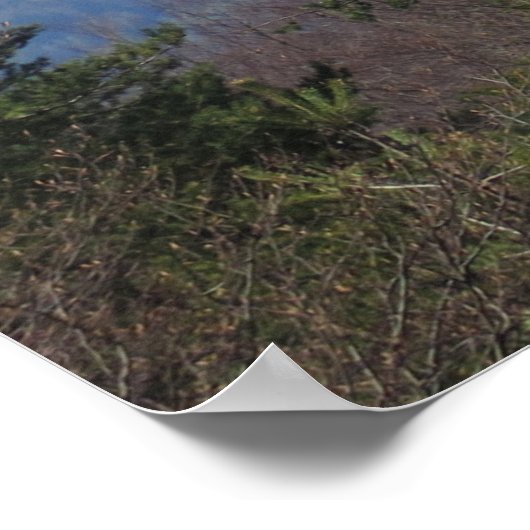 Tatras uitzicht van Beskid Sadecki Poster (Hoek)