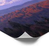 Tatras uitzicht van Beskid Sądecki Poster (Hoek)