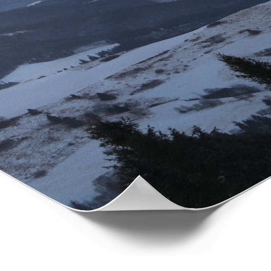 Tatras uitzicht van Pieniny Poster (Hoek)