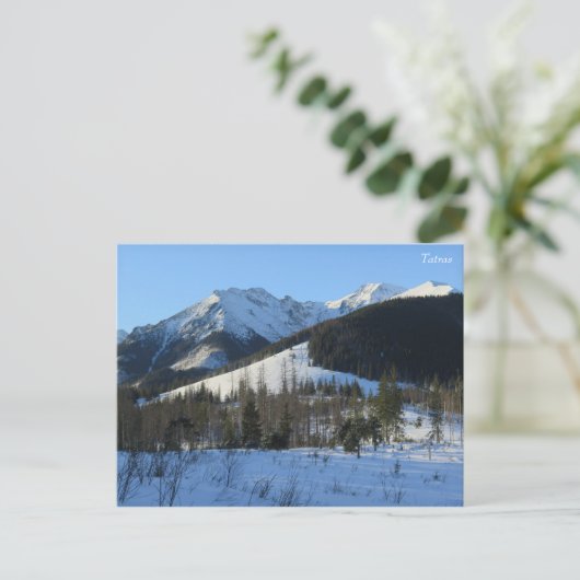 Tatras winter briefkaart (Staand voorkant)