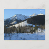 Tatras winter briefkaart (Voorkant)