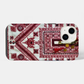 Tatreez iPhone Hoesje iPhone 14 Hoesje (Achterkant horizontaal)