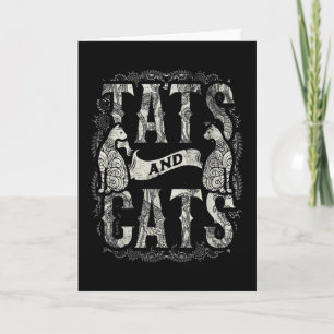 Tats en katten Tattooistisch Tattoo Kaart