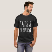 Tats en Pit Bulls Pitbulls Love Gift T-shirt (Voorkant volledig)