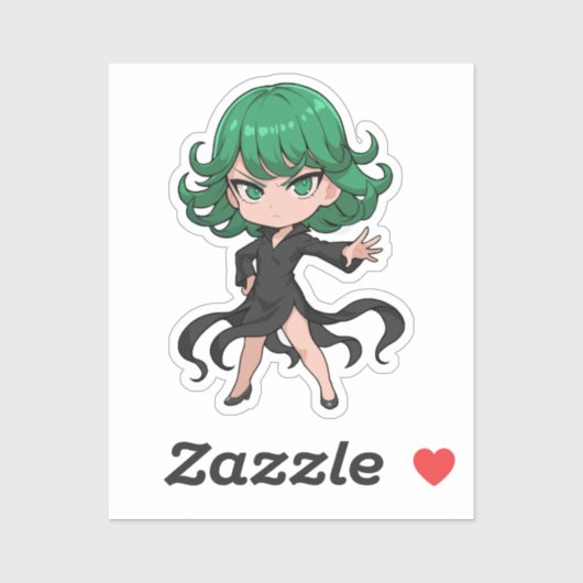 Tatsumaki Chibi Tornado Hero Sticker (Vel)