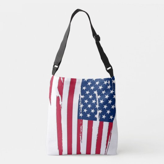Tatted American Flag Crossbody Tas (Achterkant)