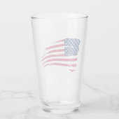 Tatted American Flag Glas (Achterkant)