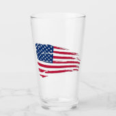 Tatted American Flag Glas (Voorkant)