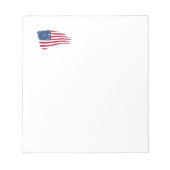 Tatted American Flag Notitieblok (Voorkant)