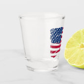 Tatted American Flag Shot Glas (Links)