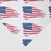 Tatted American Flag Tissuepapier (Detail)