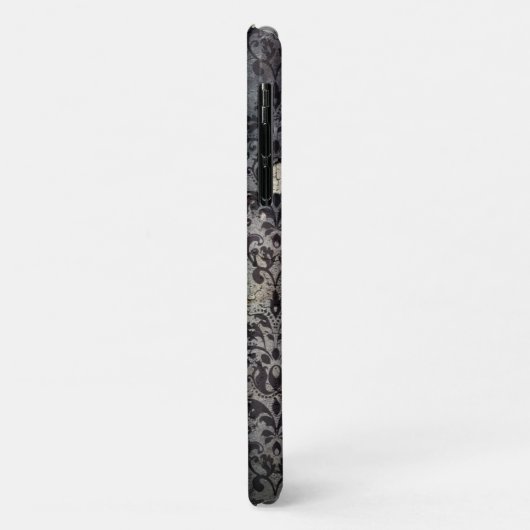  Tattered Black Torn Misused Wallpaper Case-Mate iPhone Case (Achterkant/links)