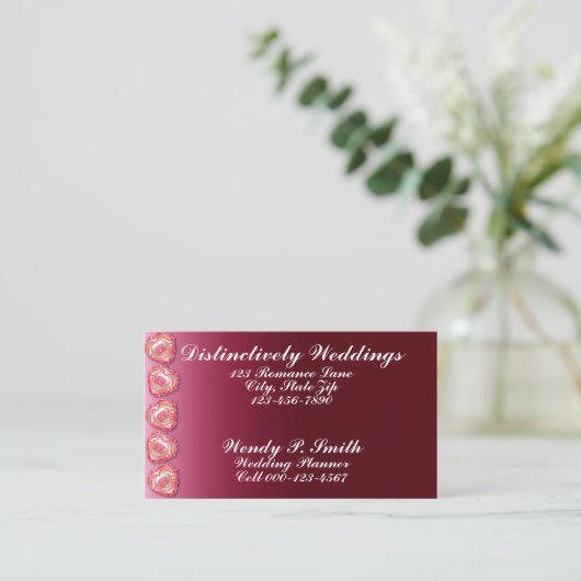 Tattered Heart Visitekaartje (Staand voorkant)