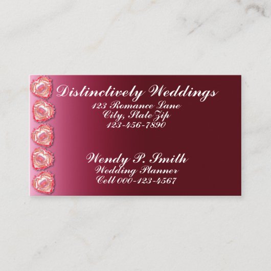 Tattered Heart Visitekaartje (Voorkant)