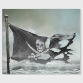 Tattered Pirate Flag Cadeaupapier (Vlak)