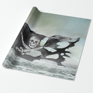 Tattered Pirate Flag Cadeaupapier