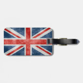 Tattered Union Jack Bagagelabel (Achterkant horizontaal)