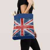 Tattered Union Jack Tas (Dichtbij)