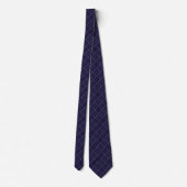 Tattersall Mode Brooks Blauw Goud Rood Stropdas (Achterkant)