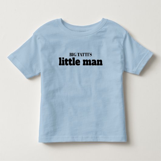 Tatti Dad Yiddish Son Little Man Vaderdag Gift Kinder Shirts (Voorkant)