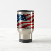 Tattle American Flag Travel Mug Reisbeker (Center)
