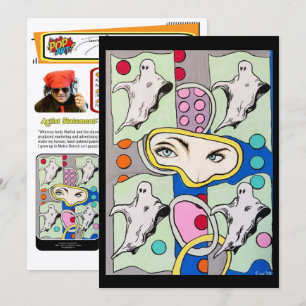‘Tattletales in de Spirit Box’ Mini Print Kaart