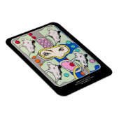 ‘Tattletales in the Spirit Box’ schilderij op een Magneet (Rechterzijde)